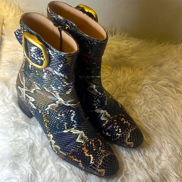 Coach Cassandra Hand painted booties size 7.5 - Picture 5 of 14